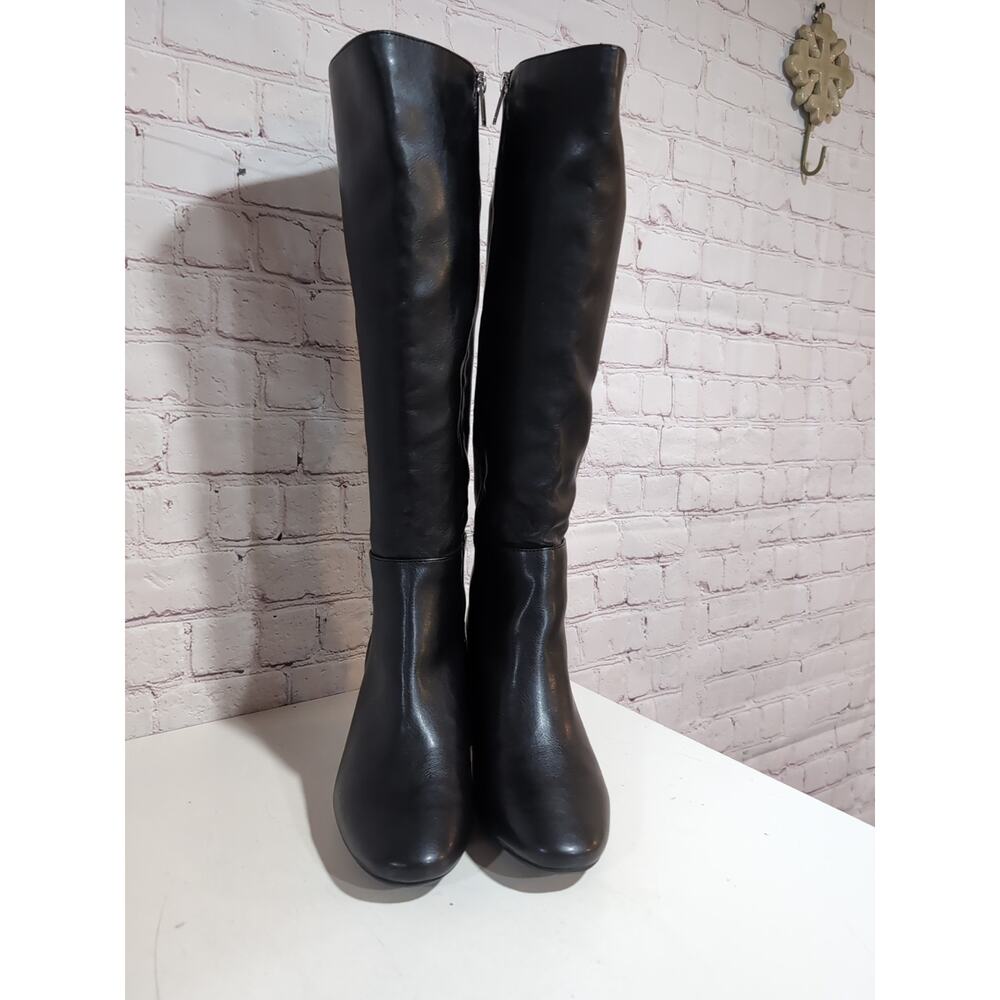 Women's Circus by Sam Edelman Teelin Block Heel Boots, Black Size 8.5 Knee High - Picture 6 of 14